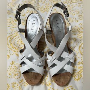 Guess white wedges.